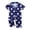 C371/Navy, variant on XIYON Girls Pajamas Set Toddler Girls Dot Print Short Sleeve Tops And Pants Sleepwear Outfits Nightwear 18-24 Months