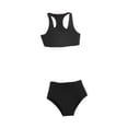 thumbnail image 4 of Traje de Baño Femenino a Escala 1/6, Bikini, Chaleco Deportivo Y Pantalones Cortos, Colección de Moda, Parte Superior E Inferior, Ropa Interior. Negro, 4 of 8