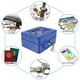 thumbnail image 5 of Caja de seguridad mini NikouMX de hierro portátil para el hogar color Negro Rojo Azul Blanco, 5 of 8