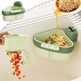 thumbnail image 2 of Leodye 1PCS Sink Suction Cup Storage Rack Food Grade Material Slag Separation Design Kitchen Drain Basket for Leftover Food Residues Filtration -5.91x4.13in, 2 of 6