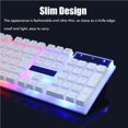 thumbnail image 2 of ziyahi USB Gaming Keyboard and USB Mouse LED Backlit Keyboard Firm Durable Colorful Glowing Gaming Mouse Computer Accessories Black, 2 of 5