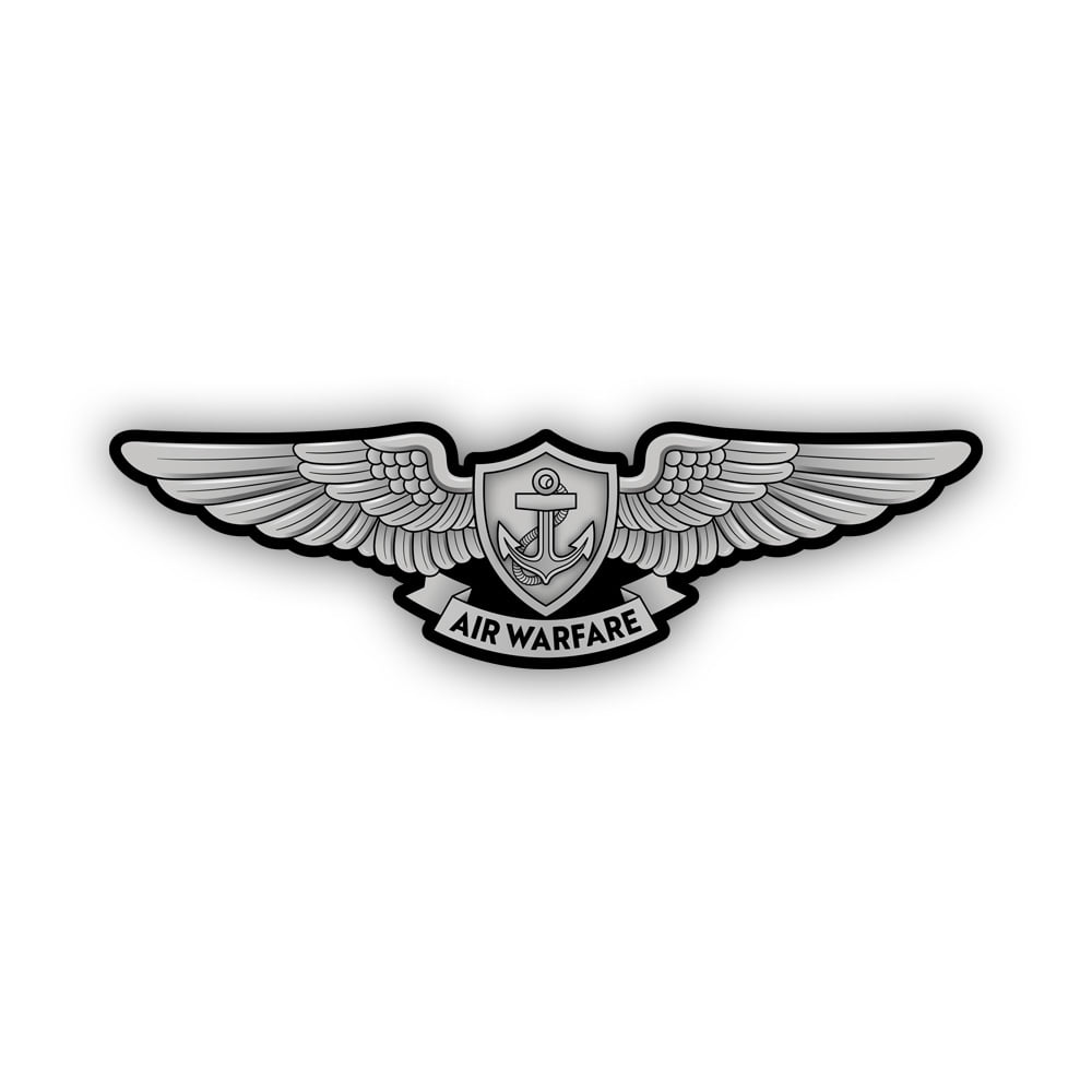 Eaws Enlisted Aviation Warfare Specialist Badge Wings Sticker Decal Self Adhesive Vinyl