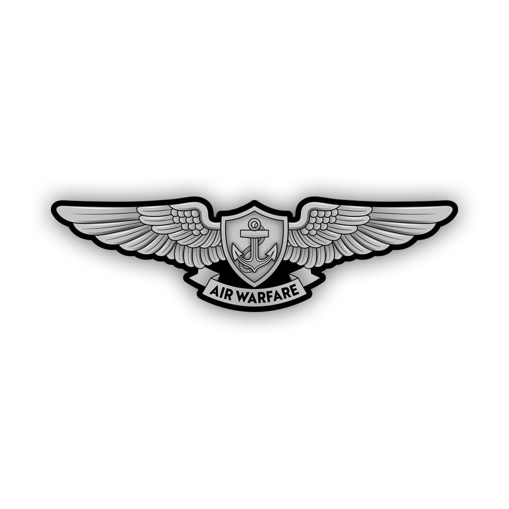 EAWS Enlisted Aviation Warfare Specialist Badge Wings Sticker Decal