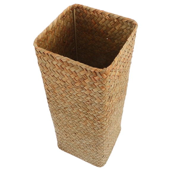 NIAIZEK Brown Tall Woven Vase for Flower Arrangement Decorative Rattan Basket for Home Decor