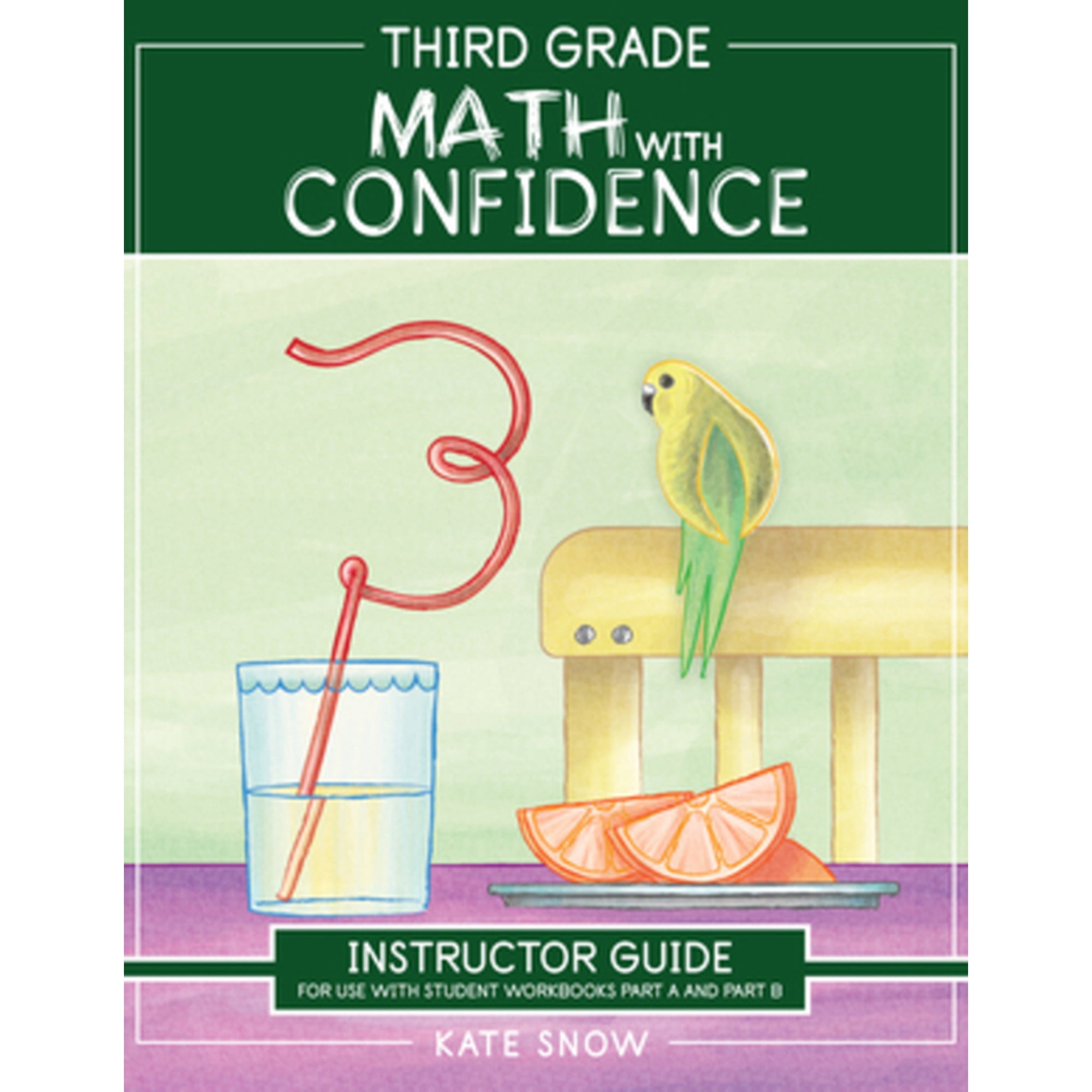 Math with Confidence Third Grade Math with Confidence Instructor Guide, (Paperback)