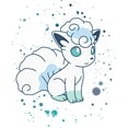 thumbnail image 2 of Men's Pokemon Paint Splash Vulpix Graphic T-Shirt, 2 of 5