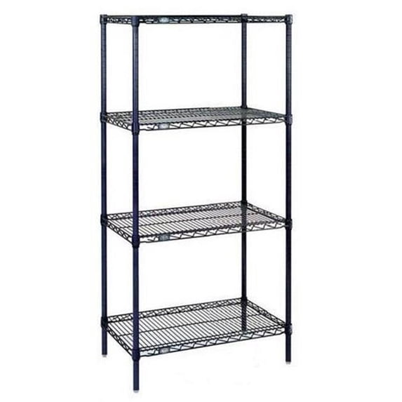 Nexel Industries 24307N 24 x 30 x 74 in. Electroplating Starter Shelf Unit, Nexelon