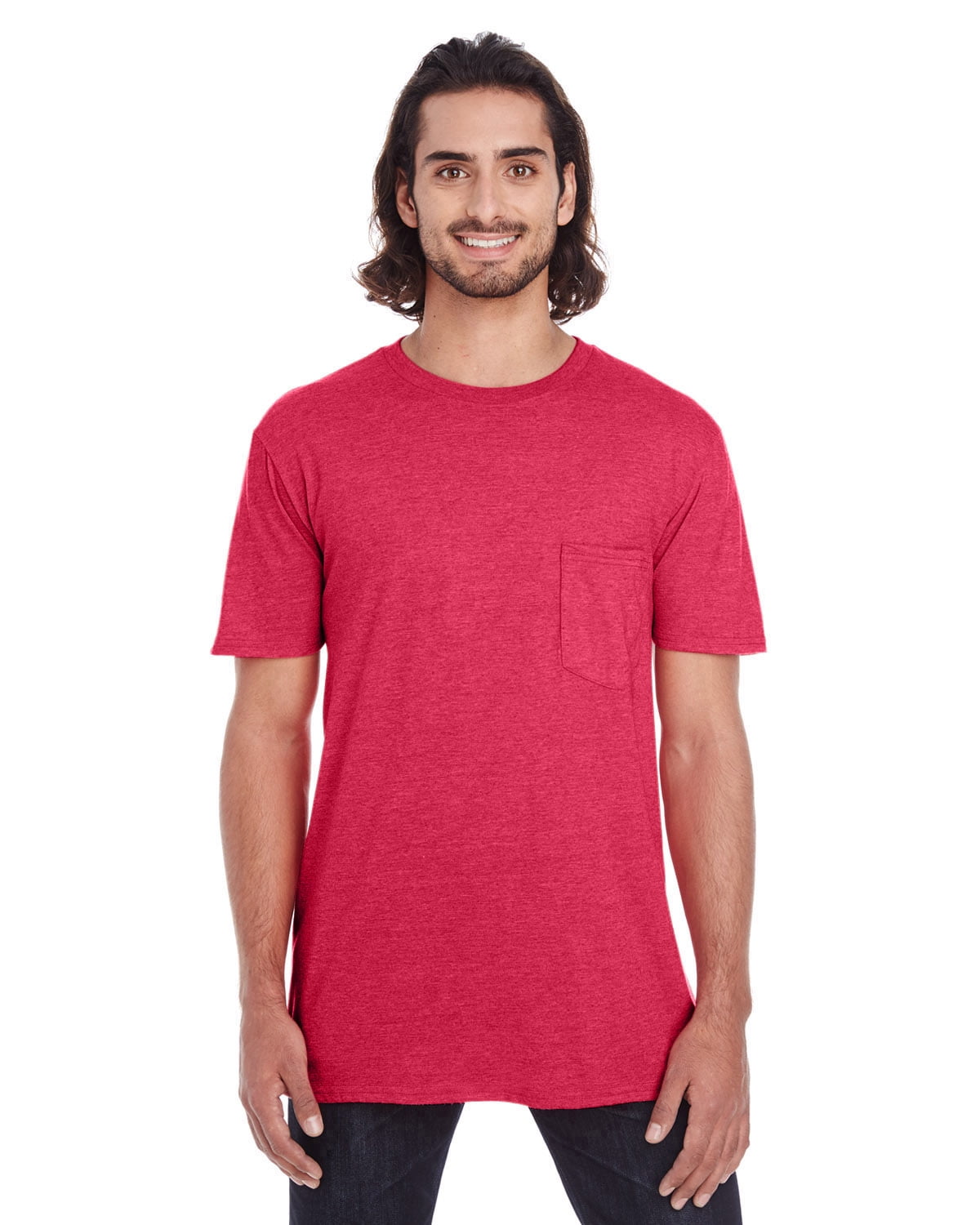 Anvil Lightweight Pocket T-Shirt 983 