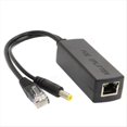 thumbnail image 1 of Divisor PoE Mini Gigabit 10/100/1000Mbps Divisor POE Salida CC 12V Alimentación A Través de Ethernet IEEE 802.3af para IP Came Negro, 1 of 8