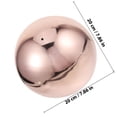 thumbnail image 2 of HOOWIFFY Globe d'Observation de Jardin Extérieur Or Rose Réfléchissant 1 Pcs, 2 of 5