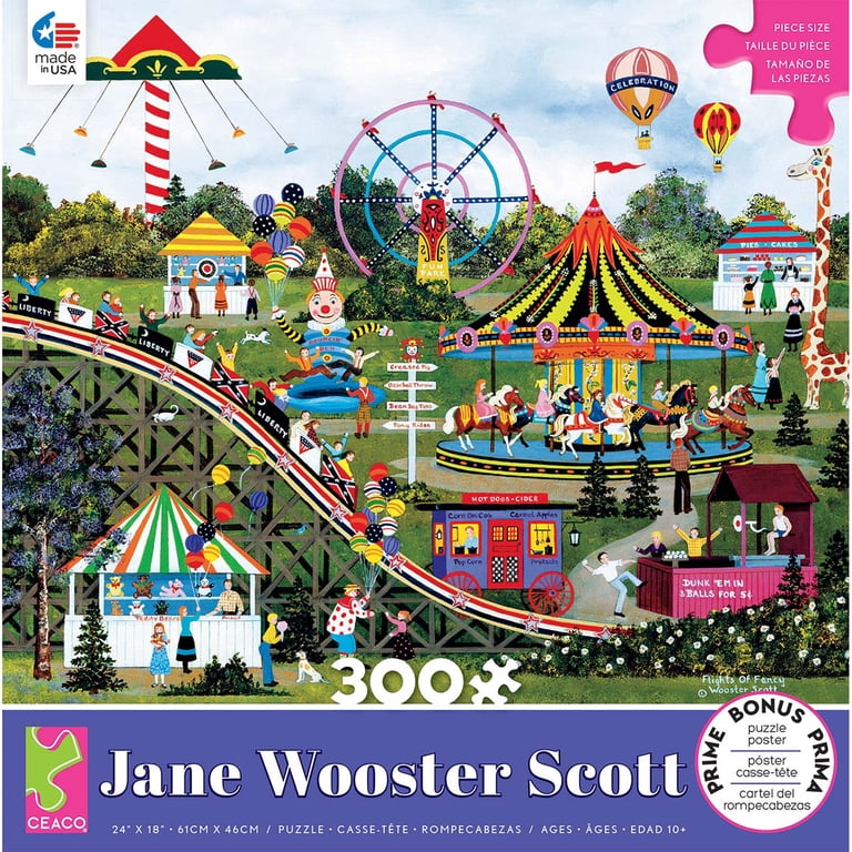 Ceaco - Jane Wooster Scott - Flights Of Fancy - 300 Piece Jigsaw