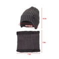 thumbnail image 3 of Luxtrada Winter Hats Scarf Set, Head Warmer Warm Winter Hats Neck Scarves Warm Knit Ski Beanie Hats for Men Women (Black), 3 of 8
