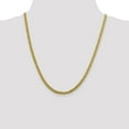 thumbnail image 2 of 14k Yellow Gold 22 Inch 3.7mm Wheat Chain Necklace Pendant Charm Spiga, 2 of 9