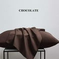 thumbnail image 4 of King Pillowcases Set of 2, 100% Brushed Microfiber, Soft and Cozy, Wrinkle, Fade, Stain Resistant with Envelope Closure, 20"x 36", Dark Brown, 4 of 7