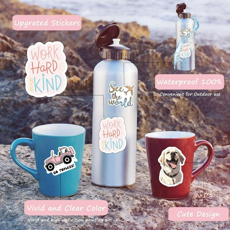 Xanthelle Sticker Dieren, 200 Stuks Dierenstickers Kinderen Sticker Set met 100 Ontwerpen, Stickers Kinderen & Stickers voor Kinderen, Slijpbaar Stickers Vaatwasserbestendig Vinyl