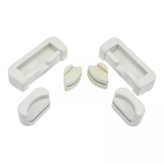 2x6 Piezas De Soportes De Esquina De Goma, Cojines De Repuesto Para Máquina De Coser Resistente