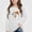 White, variant on WAVSUF Girls Halloween Sweatshirts, Crew Neck Loose Fit Long Sleeve Winter Festive Casual Pullover Orange 7-8