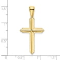 thumbnail image 3 of 10K Polished Cross Charm, 3 of 4