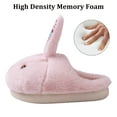 thumbnail image 4 of Sogetch Womens Cute Bunny Slippers Soft Warm Fuzzy House Shoes, 4 of 6