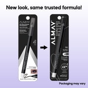 Almay All-Day Intense Gel Eyeliner Bold Longwear Eye Makeup, Hypoallergenic, 110 Rich Black, 0.045 oz