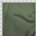 thumbnail image 4 of oneOone Velvet Dark Green Fabric Geometric Sewing Material Print Fabric By The Yard 58 Inch Wide, 4 of 5