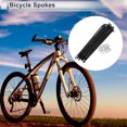 thumbnail image 2 of Unique Bargains 36pcs Universal Bicycle Spokes 12G Bike Wheel Spokes Nipple Black Carbon Steel Black-179mm, 2 of 7
