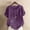 Purple, variant on ATENAR T Shirts for Women Crew Neck Shirts Short Sleeve Button Tops White XL