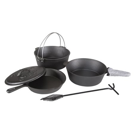 Stansport Cast Iron Cook Set - Pre Seasoned