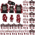 thumbnail image 1 of Red Checkered Shirt Matching Christmas Pajamas for Family Family Matching Outfits, Family-oriented Matching Pjs, Perfect for Christmas Photos & Holiday Celebrations, Sizes for All, 1 of 4
