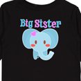 thumbnail image 4 of Inktastic Big Sister Elephant Girls Long Sleeve Toddler T-Shirt, 4 of 5