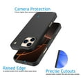 thumbnail image 3 of Cell Phone Basic Cases for iPhone 17,17 Pro,17 Air,17 Pro Max, Liquid Silicone Gel Rubber Shockproof Case Ultra Thin Slim Matte Surface Cover for iPhone 17 6.3 inch (Black), 3 of 7