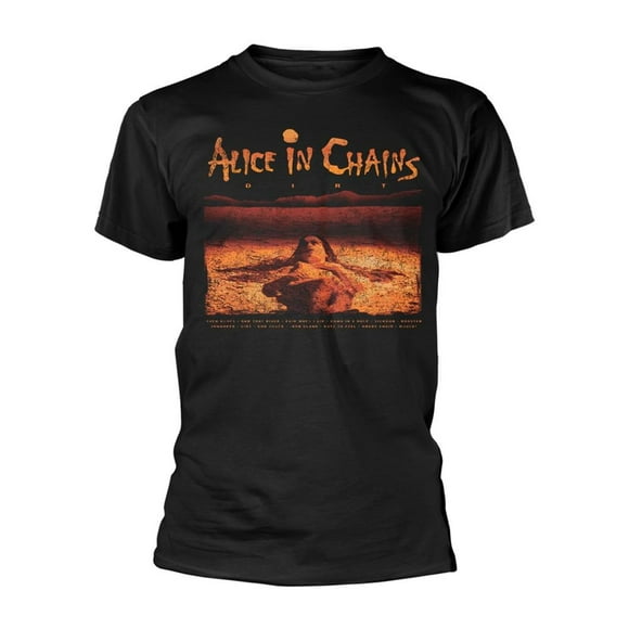 Alice In Chains  Adult Dirt Track List T-Shirt