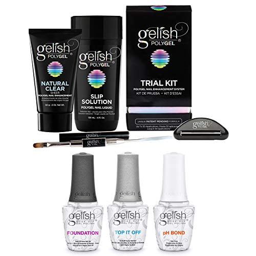 Gelish Professional PolyGel Trial Kit & Terrific Trio Gel Polish Essentials