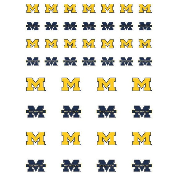 Michigan Wolverines Small Sticker Sheet - 2 Sheets
