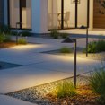 thumbnail image 5 of C Cattleya 12-Pack 26.25inch 5W Low Voltage Matte Black Aluminum LED Outdoor Landscape Path Lights, 5 of 8