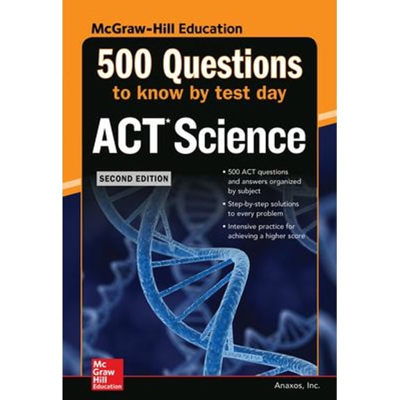 Pre-Owned 500 ACT Science Questions to Know by Test Day, Second Edition (Paperback) 1260108309 9781260108309