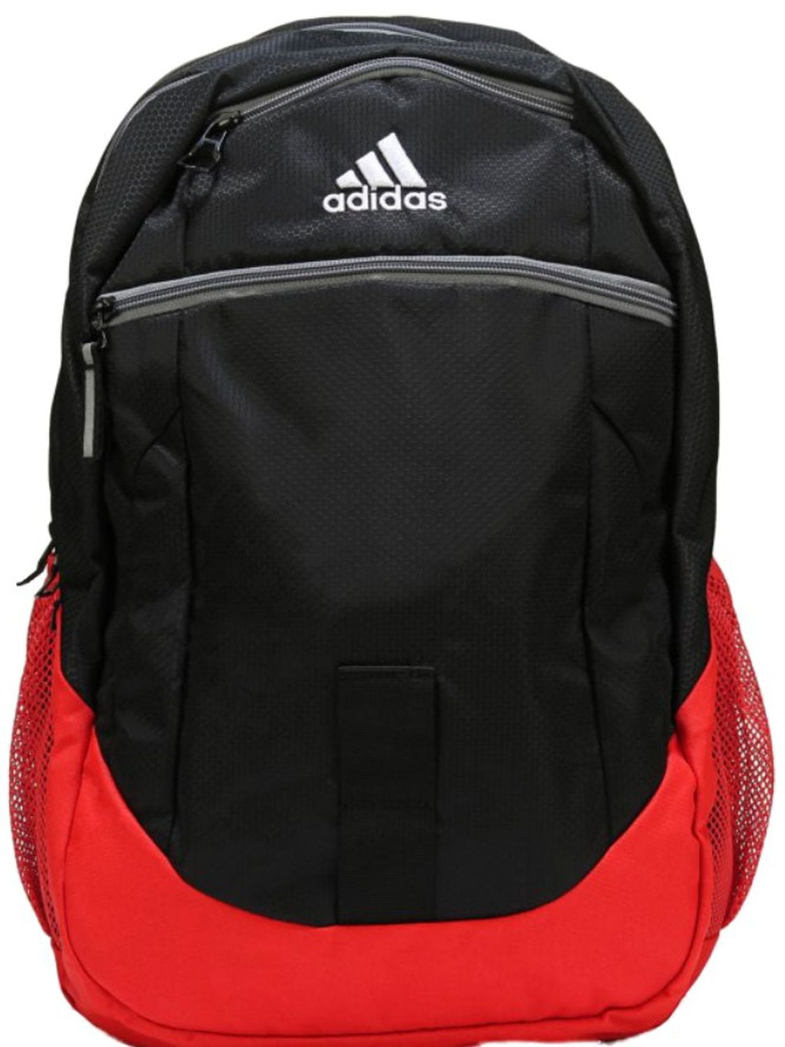 adidas red and black backpack