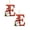 2Pack E, variant on 2Pack Christmas Snowman 26 Letter Alphabet Pendant Ornaments Hangs Home Decor