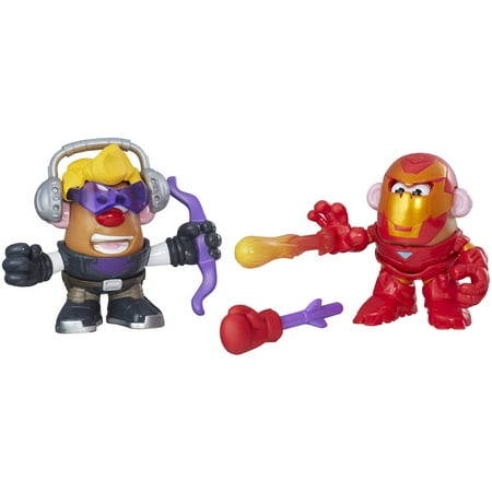 Playskool Friends Mr. Potato Head Marvel Mashups Hawkeye and Iron (Iron Man Best Friend)