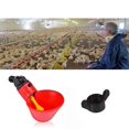 thumbnail image 5 of 96Pcs Feed Automatic Bird Coop Poultry Chicken Fowl Drinker Water Drinking Cups Livestock Drinking Cup Poultry Tools, 5 of 5