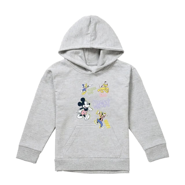 Mickey Mouse & Friends Chandail à Capuchon Graffiti Chiné pour Garçons/filles