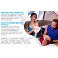 thumbnail image 4 of No-Rinse Hair Cap + No-Rinse Body Bath Towel, Waterless Hair & Body Wipes Set, Suitable for Bedridden Patients, Post-Operative Patients, the Elderly, and Camping Use。, 4 of 5