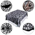 thumbnail image 2 of Halloween Tablecloth Decorative Cobweb Festival Lace Tablecloth Table Cover, 2 of 10