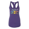 thumbnail image 2 of Wild Bobby, Colorful Softball Mom, Mother's Day, Women Racerback Tank Top, Purple Rush, X-Large, 2 of 3