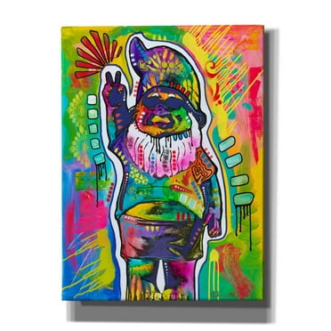 Epic Graffiti 'Gnome' by Dean Russo, Canvas Wall Art, 40"x54"