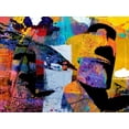 thumbnail image 4 of Stephen Chambers 32x25 Black Modern Wood Framed Wall Art Titled - Moai 5, 4 of 6