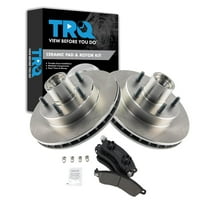 TRQ Front Brake Pad & Rotor Kit Brake Pads Brake Rotor Ceramic Fits Select 1985-1991 Chevrolet Camaro 1988-1992 Pontiac Firebird