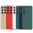 thumbnail image 2 of Liquid Silicone Cases for Samsung Galaxy S24 S23 S22 S21 Ultra S20 FE S23fe A15 A25 A14 A24 A34 A54 M54 M34 5G Phone Back Cover, 2 of 5