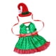 thumbnail image 2 of Funda para botella de vino navideña con sombrero, suave funda para botella de navideño, bonita ropa para botella de vino para restaurante y Delantal de mujer, 2 of 9