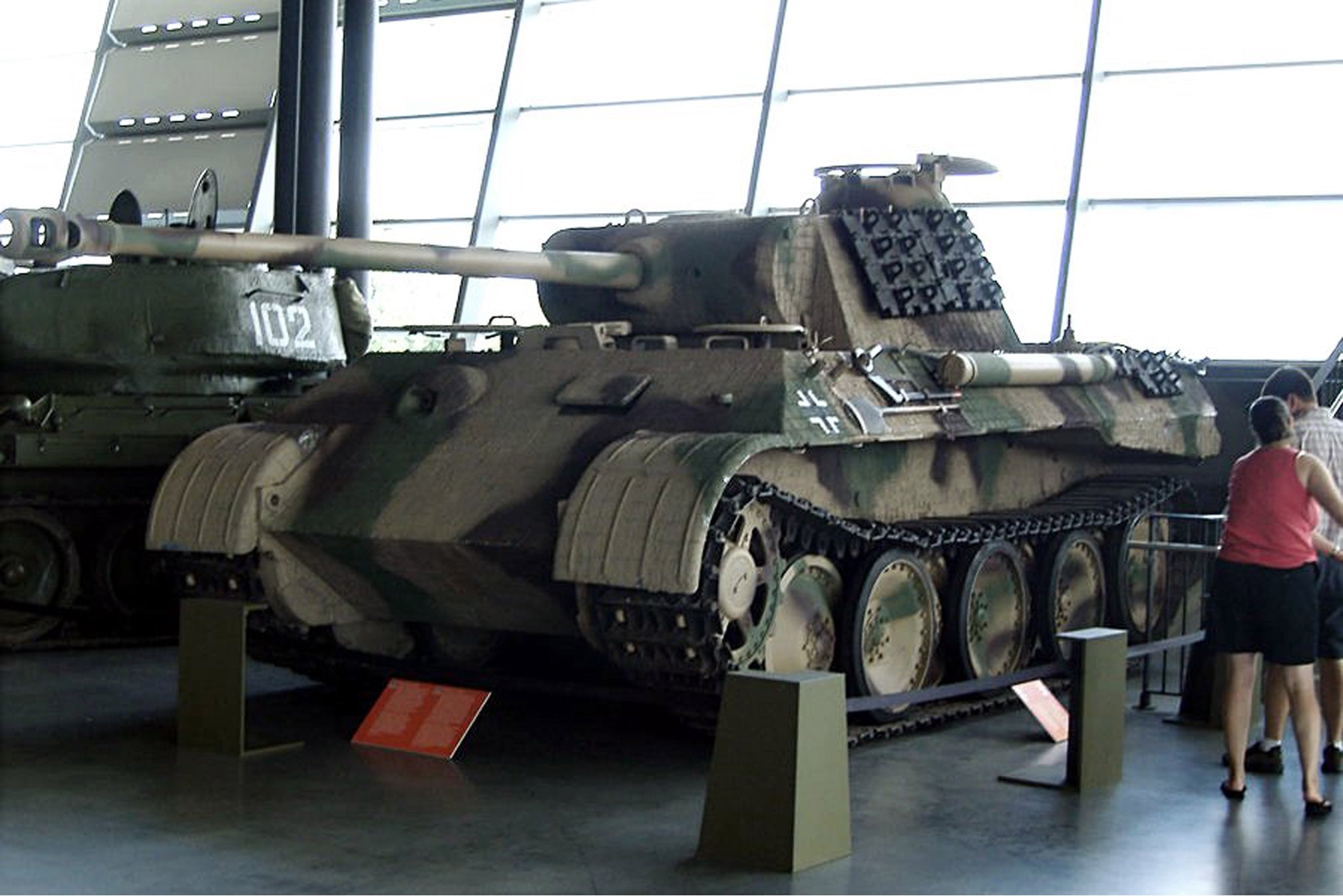 24x36 gallery poster, The restored Panther tank Ausf Qatar | Ubuy